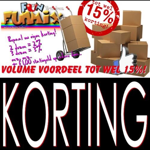 FunTraderNL's profile picture. FunTrader is dé Fun- en Speelgoed groothandel voor de Recreatiebranche, HoReCa en Zwembaden | Géén min. afnames | Breed assortiment | Super marges!
