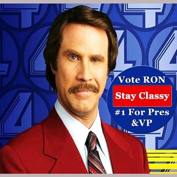 VoteRONchi's profile picture. For all my RON Supporters. 

Stay Classy 

Vote RON #1 for Pres & VP Chi Uni