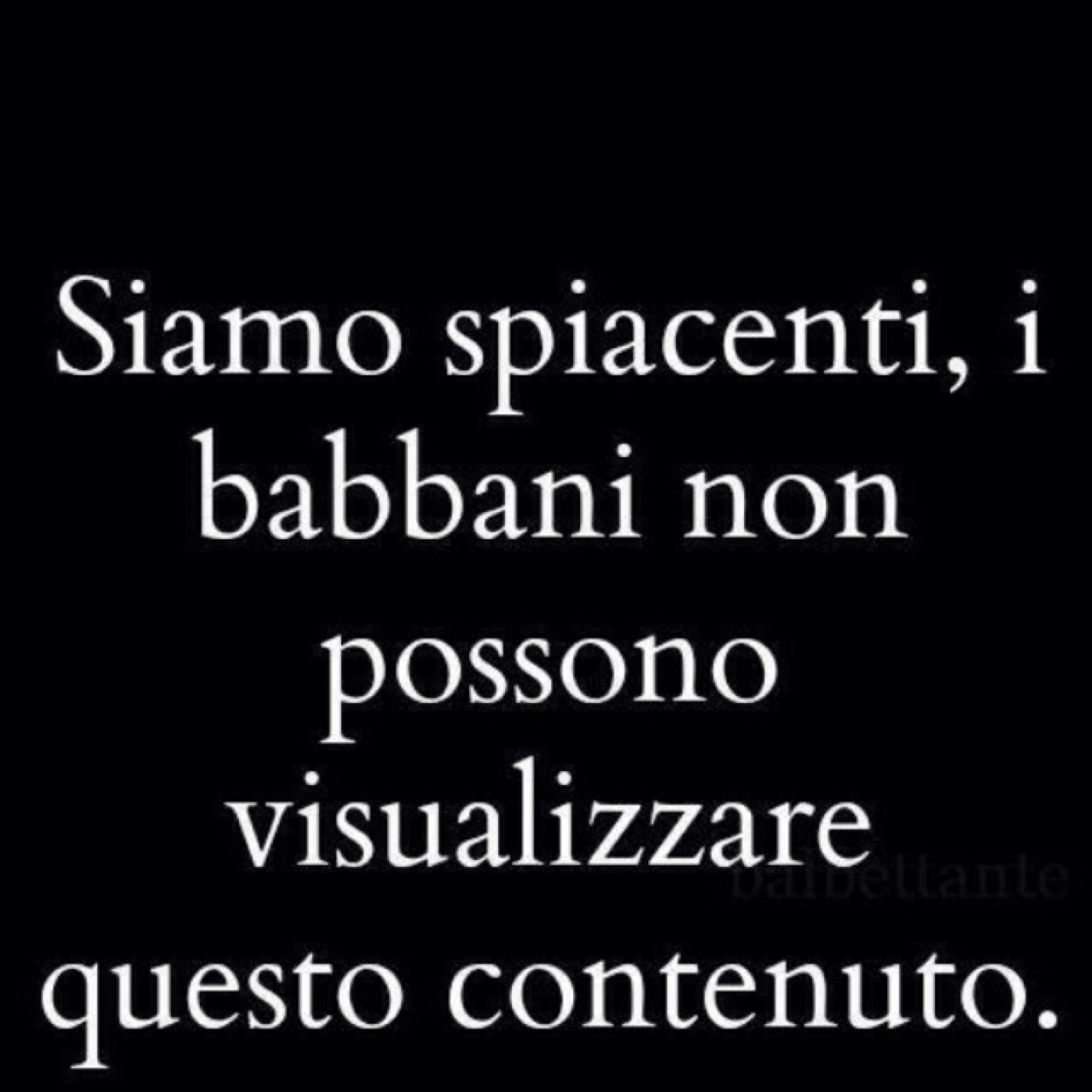 Ammessa solo ignoranza⚠️⚠️⚠️