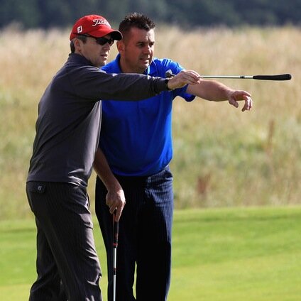 Not your average golfer.