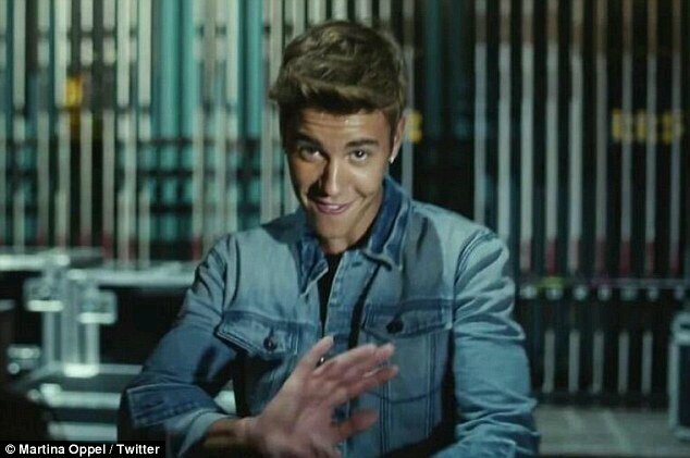 'something else i saw i liked in a book a fan gave me B.I.E.B.E.R =Believe In Everything Because Everything is Reachable.Love that'JB-(09'Belieber)
