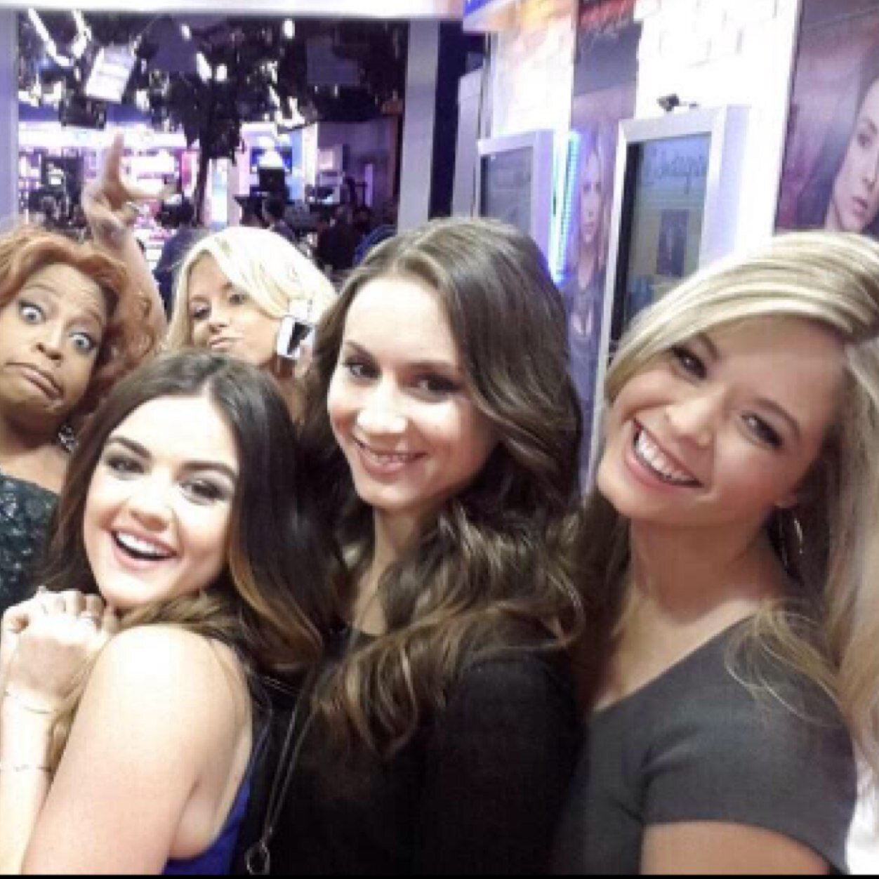 Troian Bellisario, Lucy Hale, Sasha Pieterse. That is all.