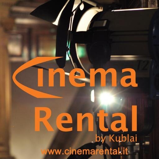 Rental of cinematographic equipment - noleggio di materiale cinematografico