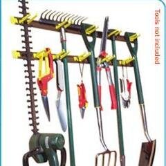 2 x GARDEN TOOL RACKS - Over 6 feet of really useful storage NEW
Hooks available in Yellow, Pink or Light Purple