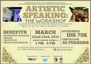 Tazkia English Club (TEC). tweets about Activity, Event, English Tips, Scholarship, Exchange.etc PIC Contact : 085736600948. hello@tazkiaenglish.org