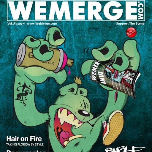 WeMergeMagazine's profile picture. We distribute 20,000 copies of WeMerge from Miami to West Palm. This twitter is a real-time list of our pick up spots! Follow us @WeMerge for regular tweets.