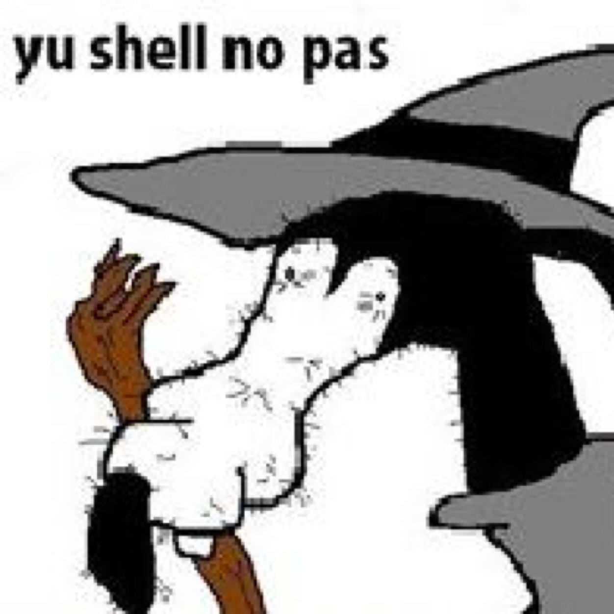 DeGundulf's profile picture. Meh nam iz gundulf de grey but u cann cull me de gandulf