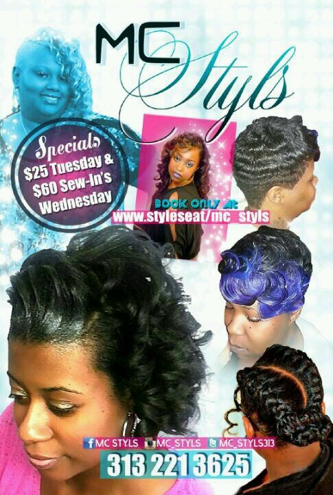 Master Stylist, Master Braider, Freelance Hairstylist/MIAMI. I have 20 years of experience.  Graduate of P A Scholar Beauty School Detroit, MI.