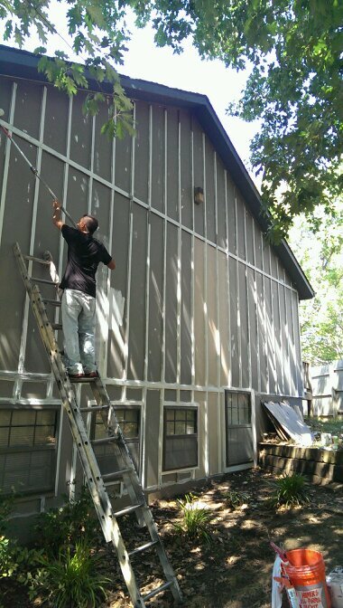 Home Repair service in Kansas City and suburbs. Exterior/interior painting, wood rot, sheetrock repair, deck repairs, powerwashing, deck/fence staining and more