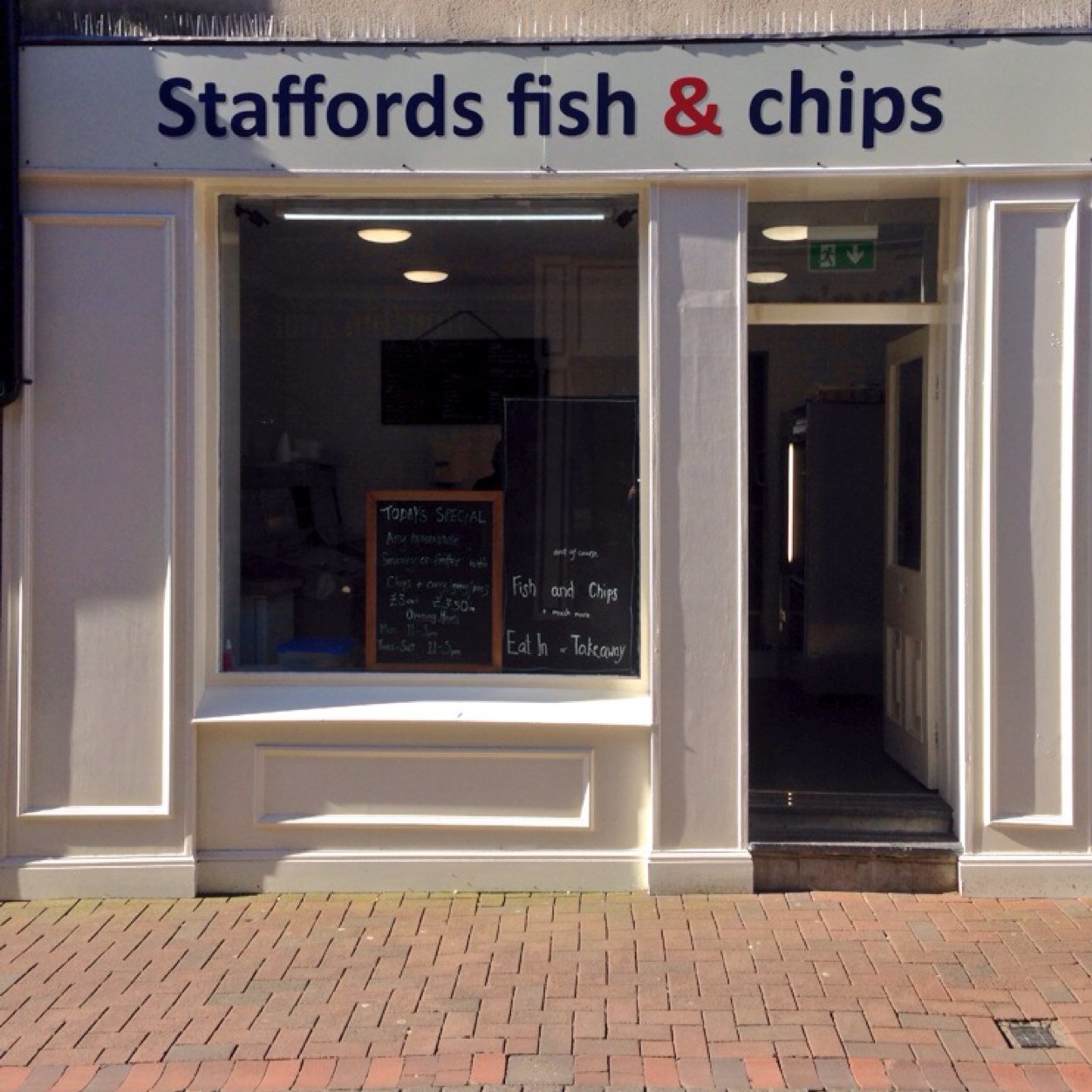 Staffordsfish's profile picture. Traditional Fish & Chip Shop 13 Burscough Street, Ormskirk Fish & Chips have been served here for over 100 years