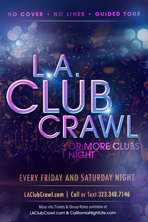 Hollywood's VIP Hosted Club Crawl every Friday & Saturday Night! Enjoy free drinks, drink specials, no cover charges, little to no wait and more!
