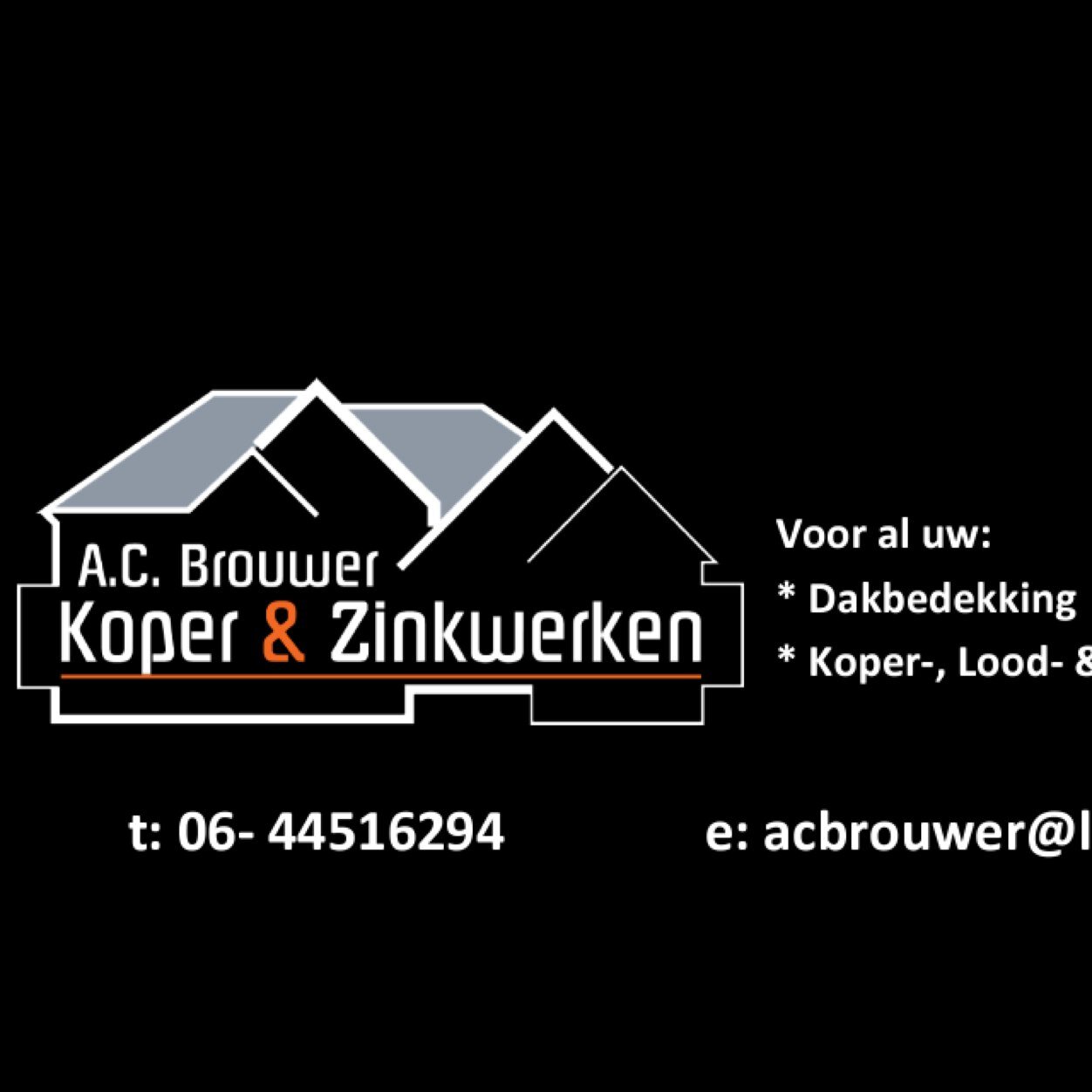 Arno Brouwer Hei en Boeicop Zelfstandig ondernemer in dak- koper- en zinkwerk. acbrouwerkoperenzinkwerken.nl