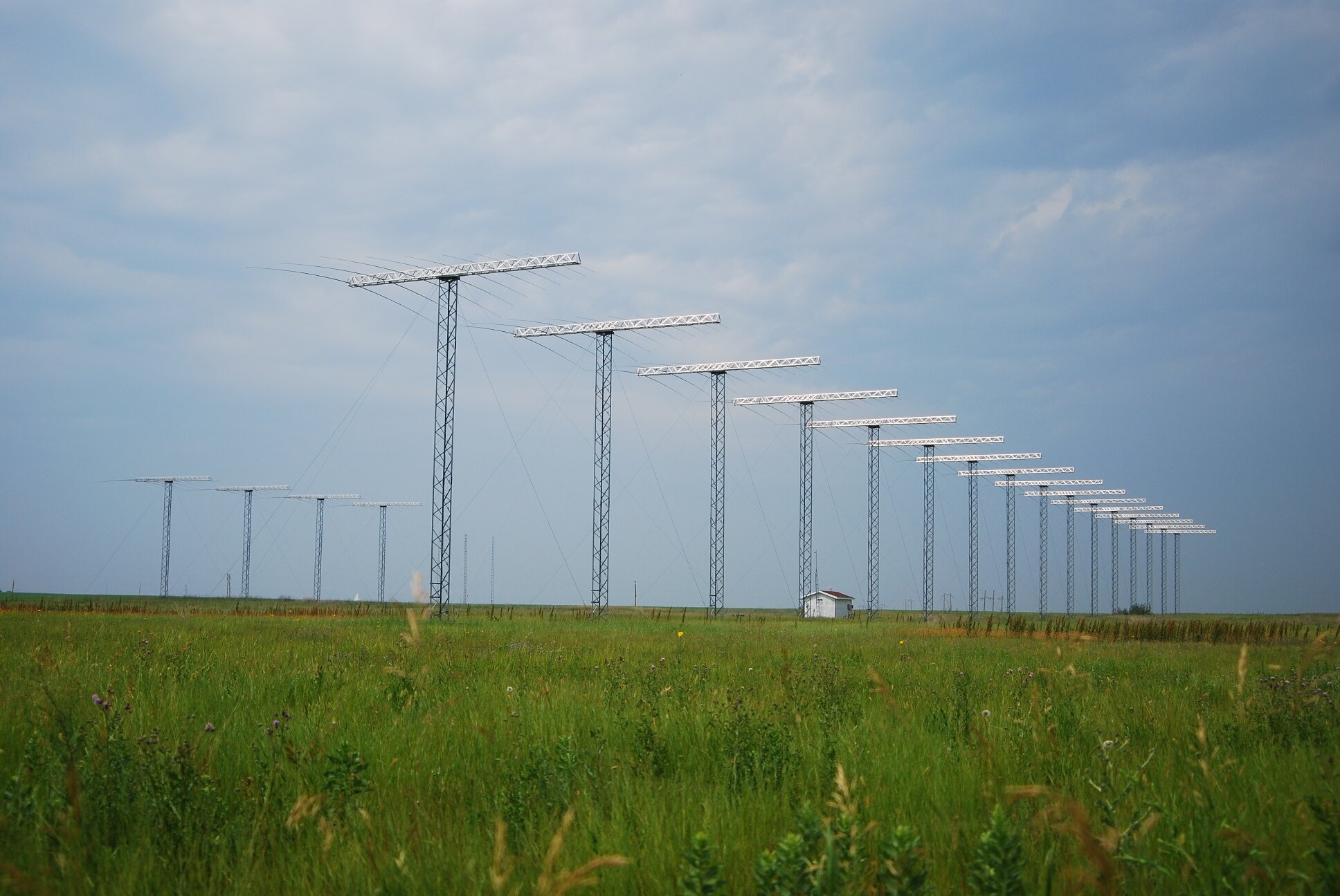 Super Dual Auroral Radar Network (SuperDARN), in Canada: Saskatoon, Prince George, Rankin Inlet, Inuvik, and Clyde River.