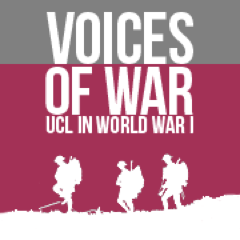This exhibition closed in April 2015. Voices of War: UCL in WW1—an exhibition curated by 2013-2014 Museum Studies students in UCL's IoA. Tweets by @mayamakker