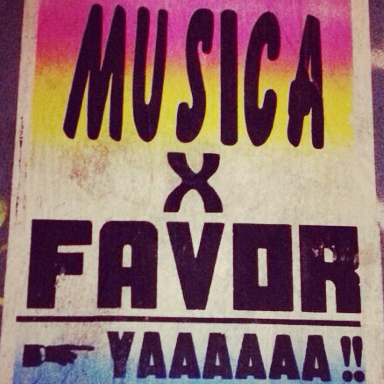 musicaxfavorYA's profile picture. musicaxfavor produciendo @thechanguitos sonido arcoiris por @riverocalu & @alonsomorning