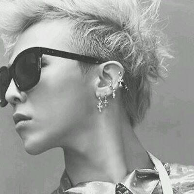YESASIA Image Gallery  Big Bang  GDragon Style  Inverted Triangle  Earrings Gold Color