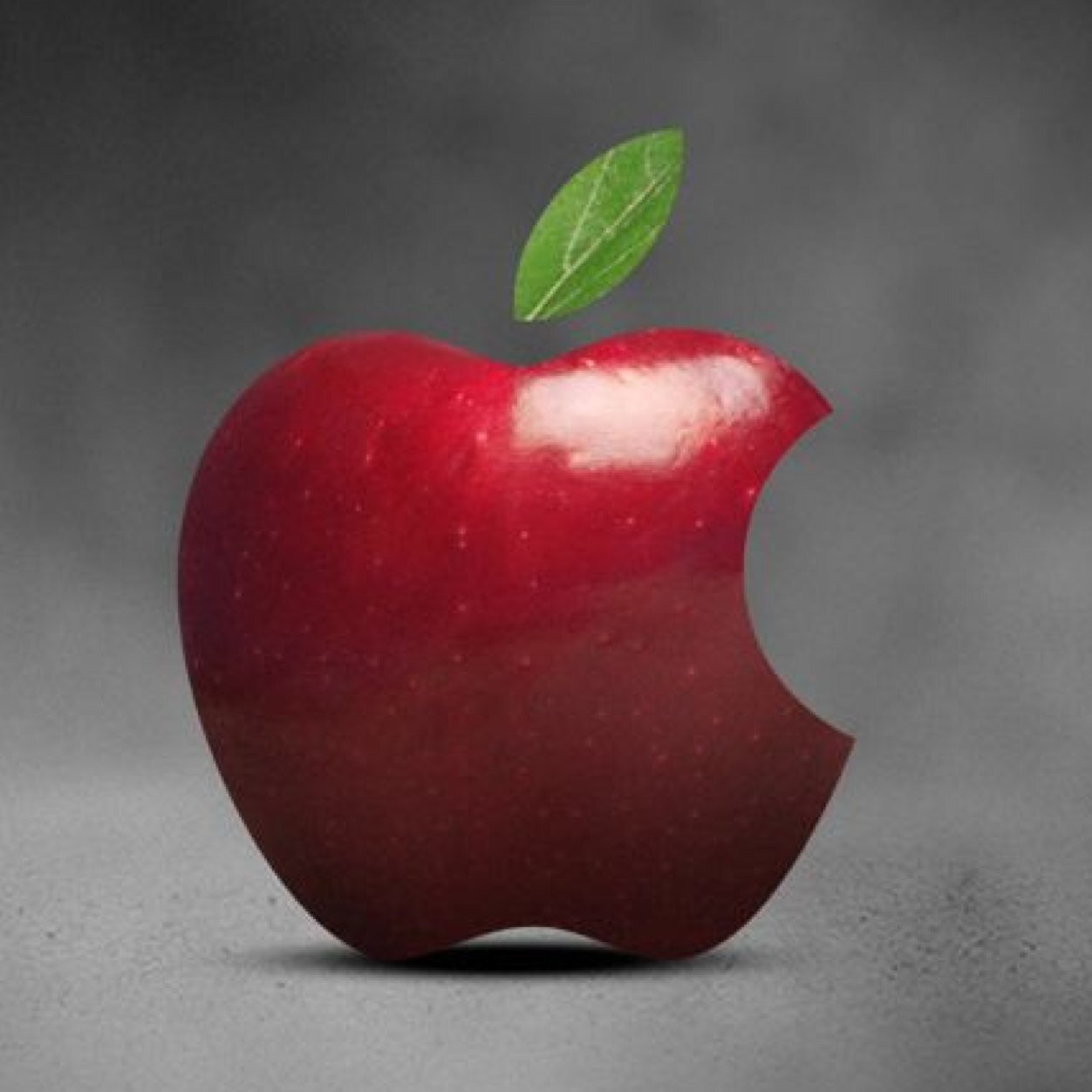 Надкусанное яблоко рисунок