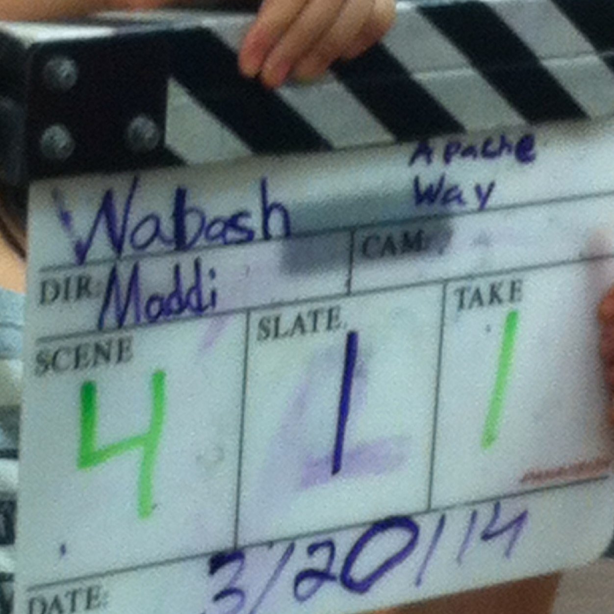We are a couple of 6th and 7th graders working on a movie