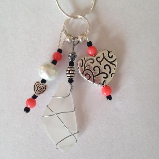 Jewelry, Pottery, Hair Accessories, and other fun Decor. #Jewelry #SeaGlass #Etsy #SharksTooth #Pottery #Fashion #Hair #Beauty #Headband #Earrings #Necklace