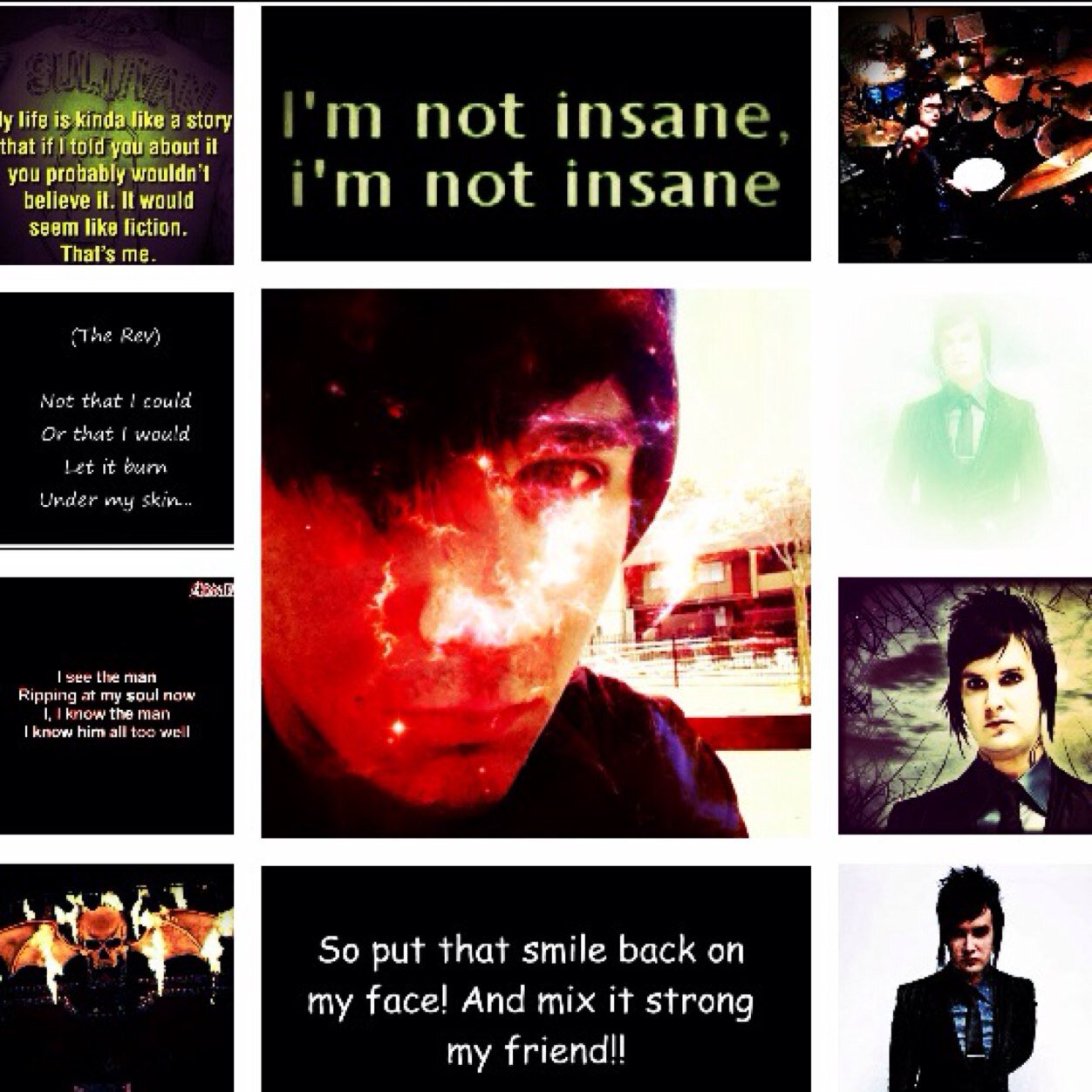 revdev13's profile picture. Music is life A7X foREVer FFDP MIW Wednesday 13 slipknot big metalhead love horror movies stay who you are fuck bullies and people who tell you to change