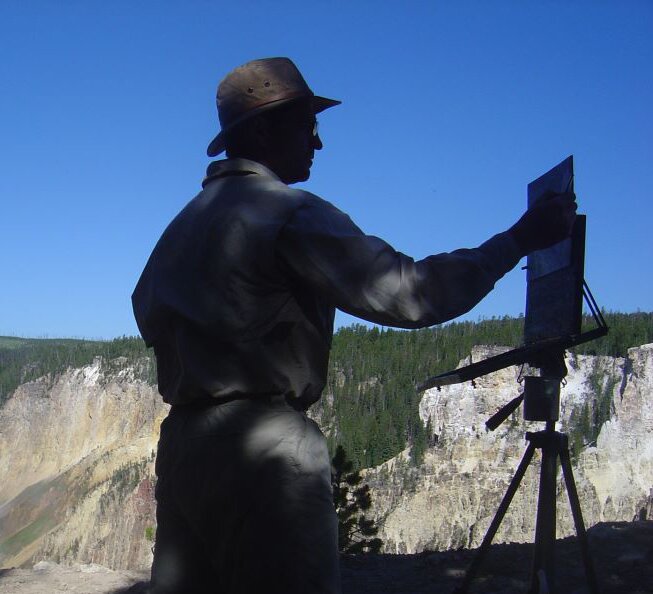 I specialize in Plein Air Landscape Painting. I travel around the west looking for interesting subjects for my paintings.