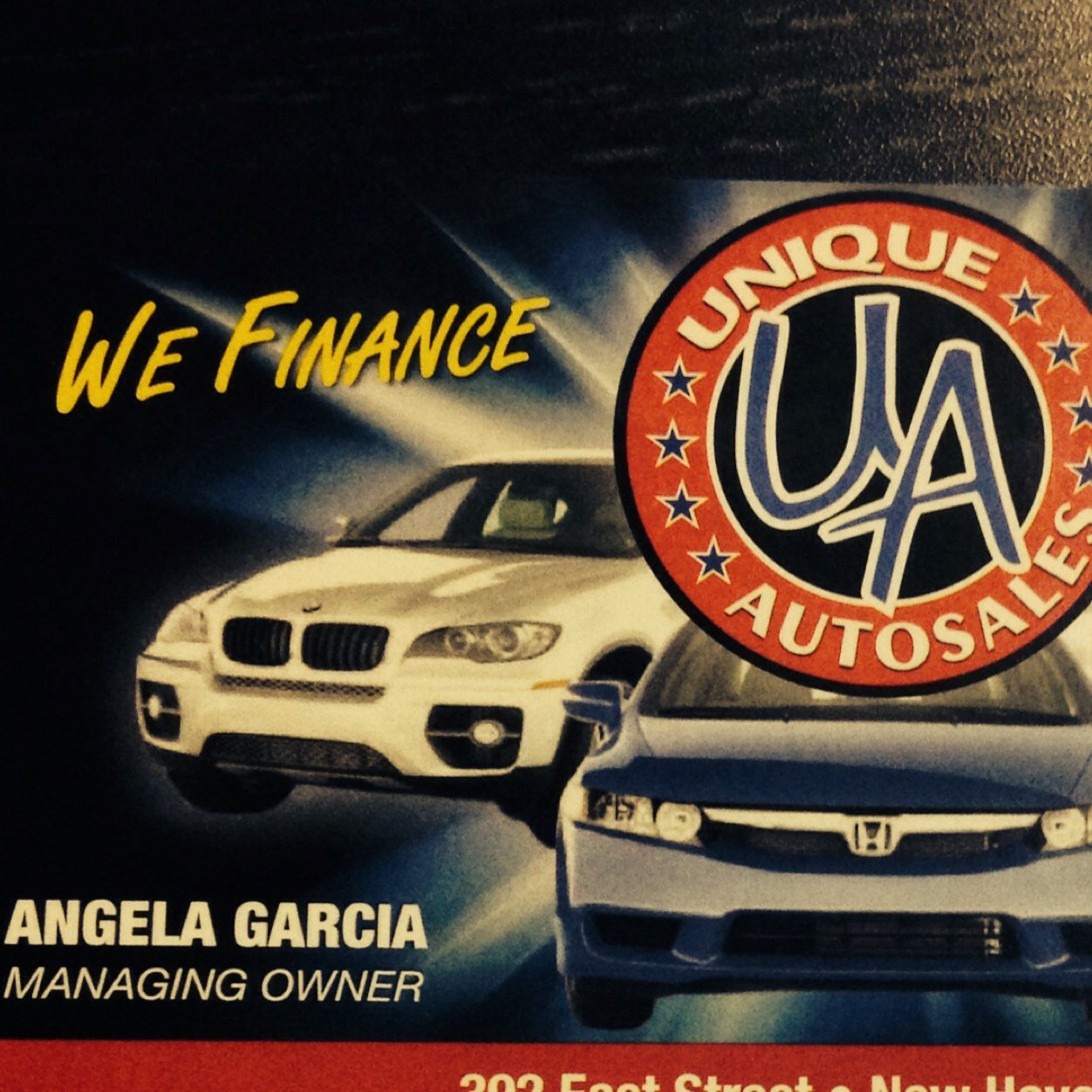 Unique autosales the best place and the best price to buy a car for more info call: 203-824-5155. Or come down and take a look for your self.