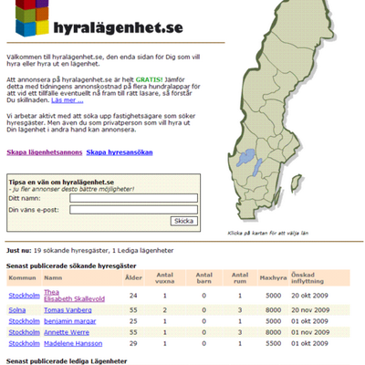 Hyra bostad Ystads kommun, Ystad - BostadsPortal