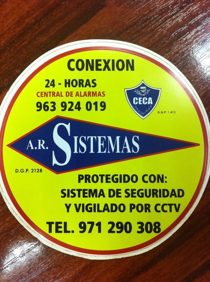 Empresa de seguridad (Alarmas antirrobo, anti-incendio, cámaras, extintores, cajas fuertes...) Empresa Homologada por la DGP nº2128 y por la Consellería