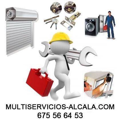 Empresa de Multiservicios ubicada en Alcala de Henares, Cerrajería, Fontanería, Servicio Domestico, Reparación Electrodomésticos, etc. Teléfono: 675 56 64 53
