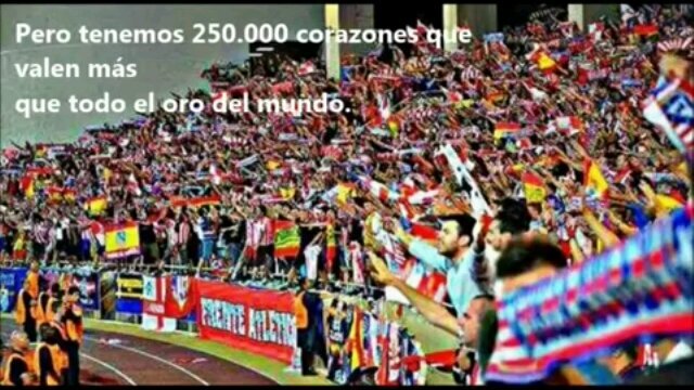 ATLETICO DE MADRID UN SENTIMIENTO UNA PASION UN ORGULLO                 VICENTE CALDERÓN