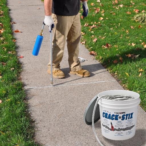 The ONLY permanent concrete & asphalt crack & joint filler! Lifetime Guarantee. Prevent slip, trip & falls. Made in USA. FREE SHIPPING Domestic US.