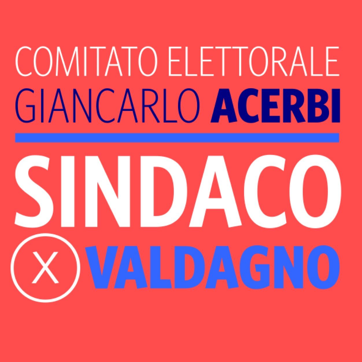 Account ufficiale Comitato Giancarlo Acerbi sindaco - Valdagno | giancarloacerbi.it