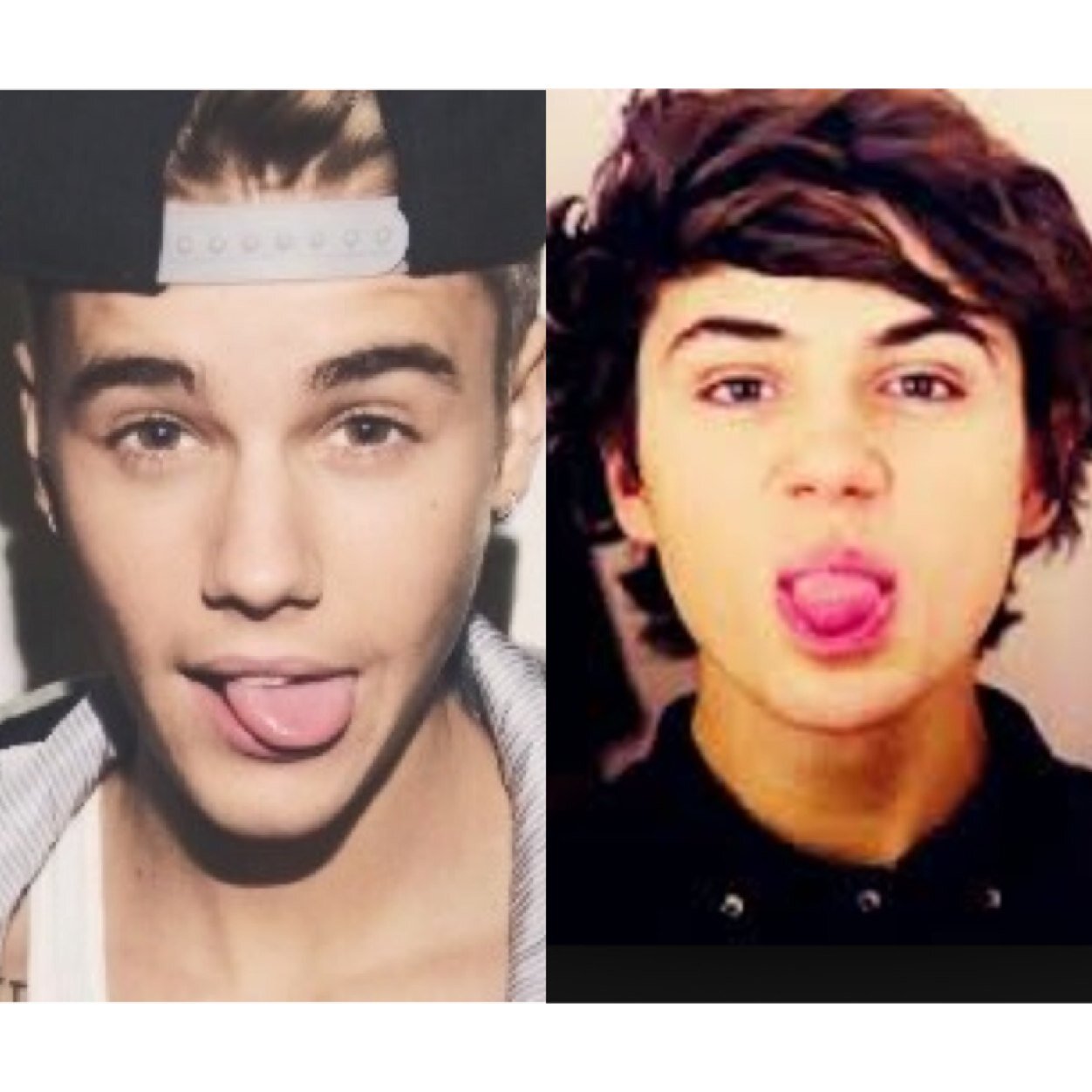 I have an obsession with Justin Bieber and George Shelley.