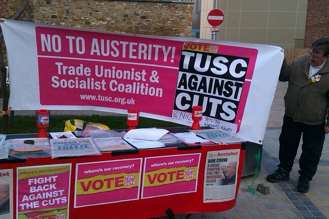 Trade Unionist and Socialist Coalition (TUSC) in Tyne & Wear. Coming to an election near you! No to all cuts! Austerity is unnecessary!