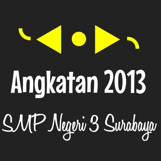 Official Tweet Angkatan 2013 SMPN 3 Surabaya
Jl. Praban No. 3 contac :
089609205279 / 75bdb5ae (tiza9c) telulasprabantelusuroboyo@gmail.com