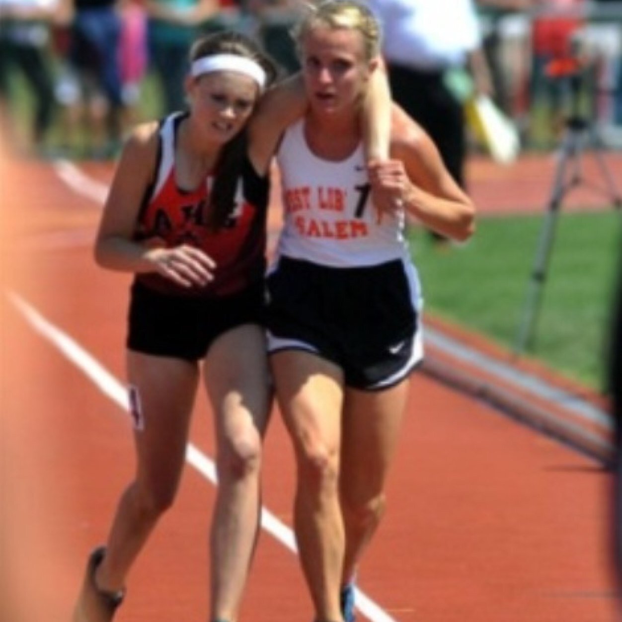 Just tweeting about being the slowest runner on the team XC Track