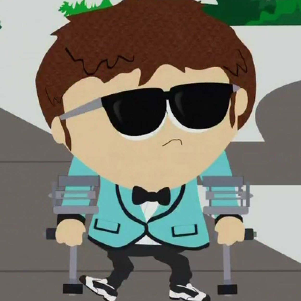 Hi my name is j-jimmy! Im in the TV show called south park! F-f-follow me! Do you like f-f-fishsticks?