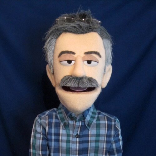 Just a puppet riding the ragged edge.