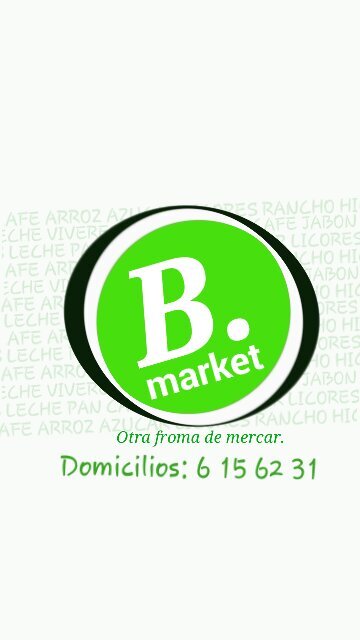 B. Market es una cadena de tiendas de las buenas, de las que recordamos, TIENDAS DE BARRIO!, las de siempre con la mejor atencion, los esperamos VECIS!