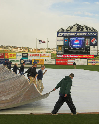 Field Tarps - The inside info on field protection equipment like infield tarps, sideline tarps, baseball tarps, and tarp rollers