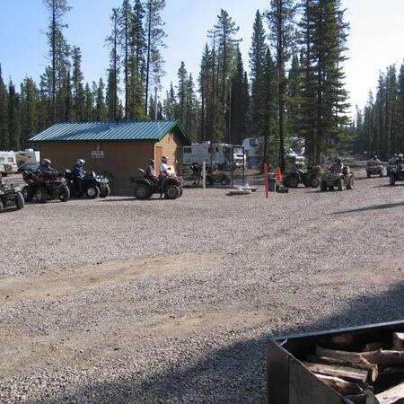 Outwestcamping's profile picture. Terrific family getaway for campers of all types.  Largest of RV's fit in our drive thru stalls  Idle your ATV from stall out onto the trails.
