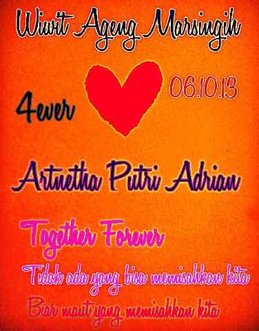 APA ♥ WAM....W.Agng|| 26B4AE80|| ♥BelDiPutRel♥Cimut Dian♥PeSip Fams★|| ★Octavia&Meitha♠|| follow my class @7_Champion