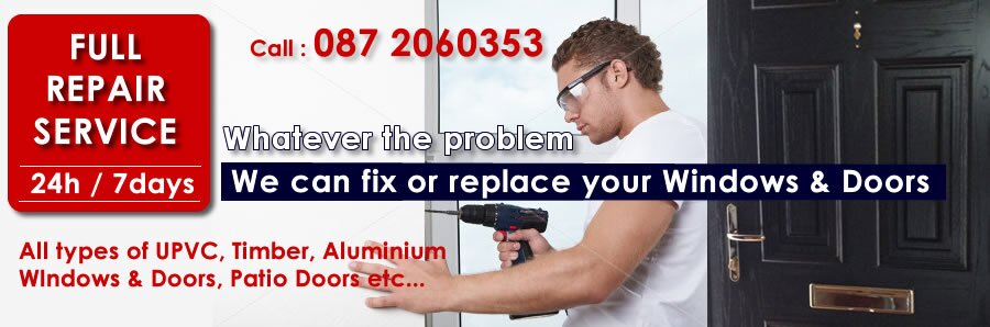 We repair and install uPVC, Timber & Aluminium windows & doors in Sligo town & county