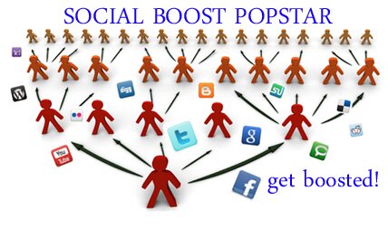 Need a BOOST to your social networks: FB, TWITTER, YOUTUBE???? We ARE THE POPSTARS for giving your networks a BOOST