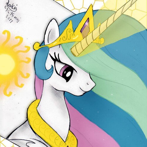 Greetings, I am Celestia! (Back from a long slumber)  I keep the cycle of day and night with my sister @erp_Luna , We're also the main mods of e.r.p. !