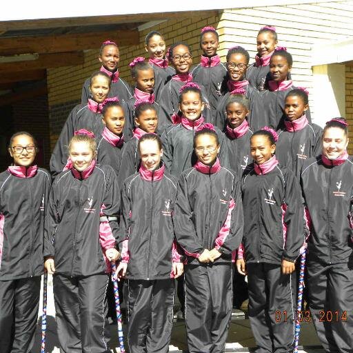GSM is the only southern suburbs high school team. We take part in Small Drill, Cheerleading, Baton, throwing prop, flag group, Non/Pom dance.