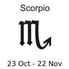 Being Scorpio is the best - we rule!