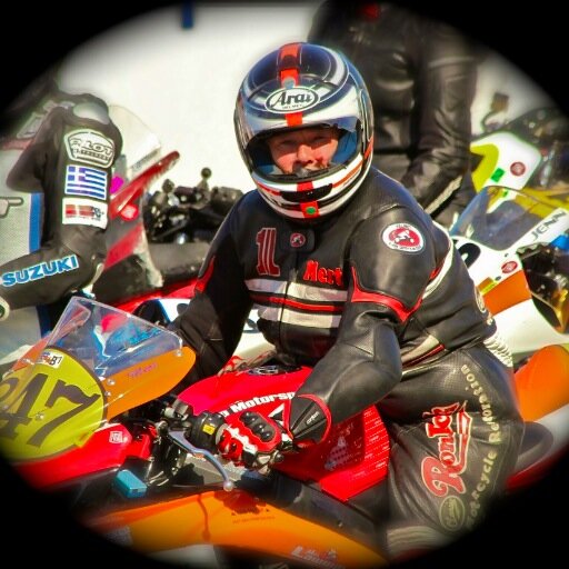 Riding cycles with motors and attending events that have cycles.