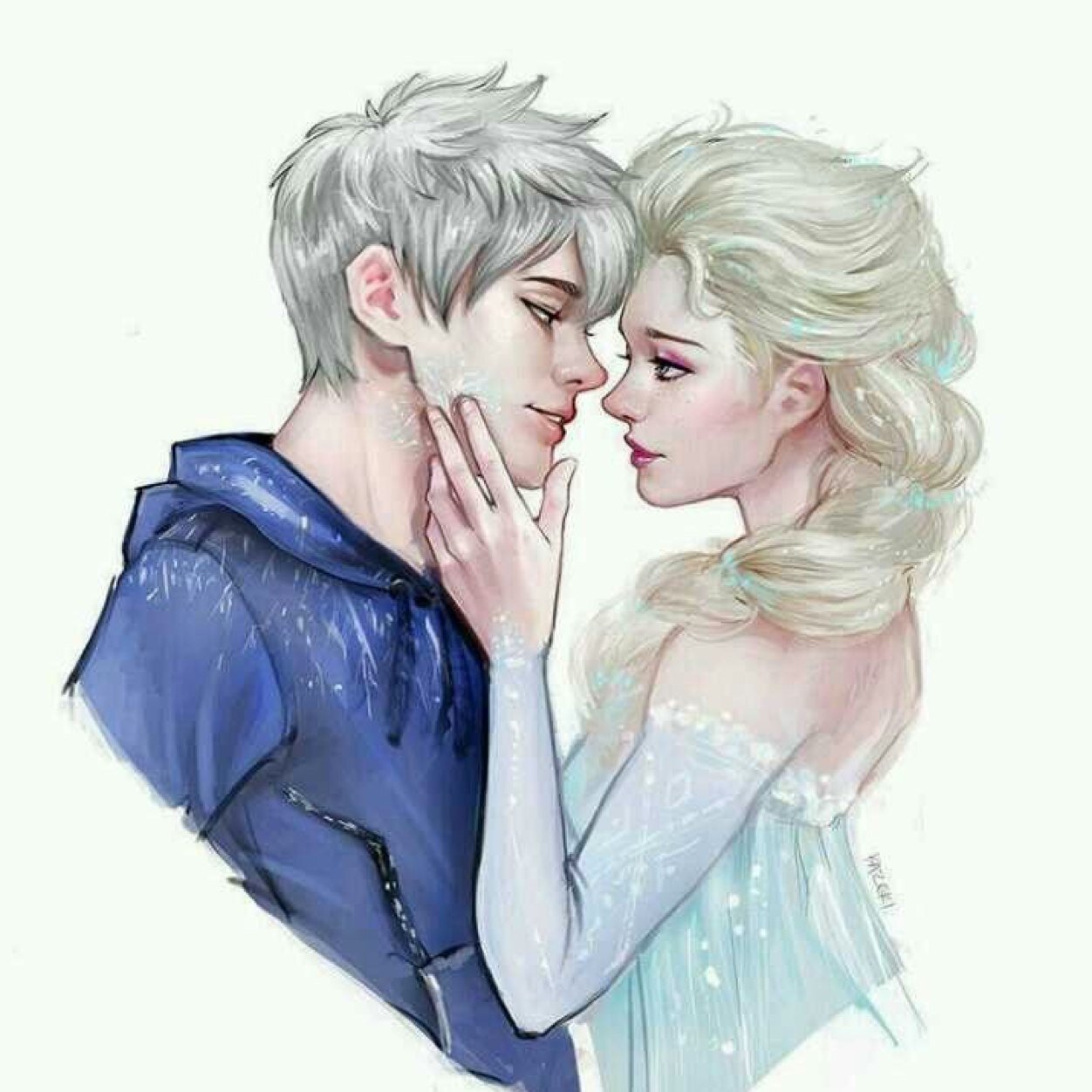 Hi im Anna's sister im married to Jack Frost. I give my best to Anna and Kristoff. Do you want to build a snowman? And i love my father the King and the Queen.