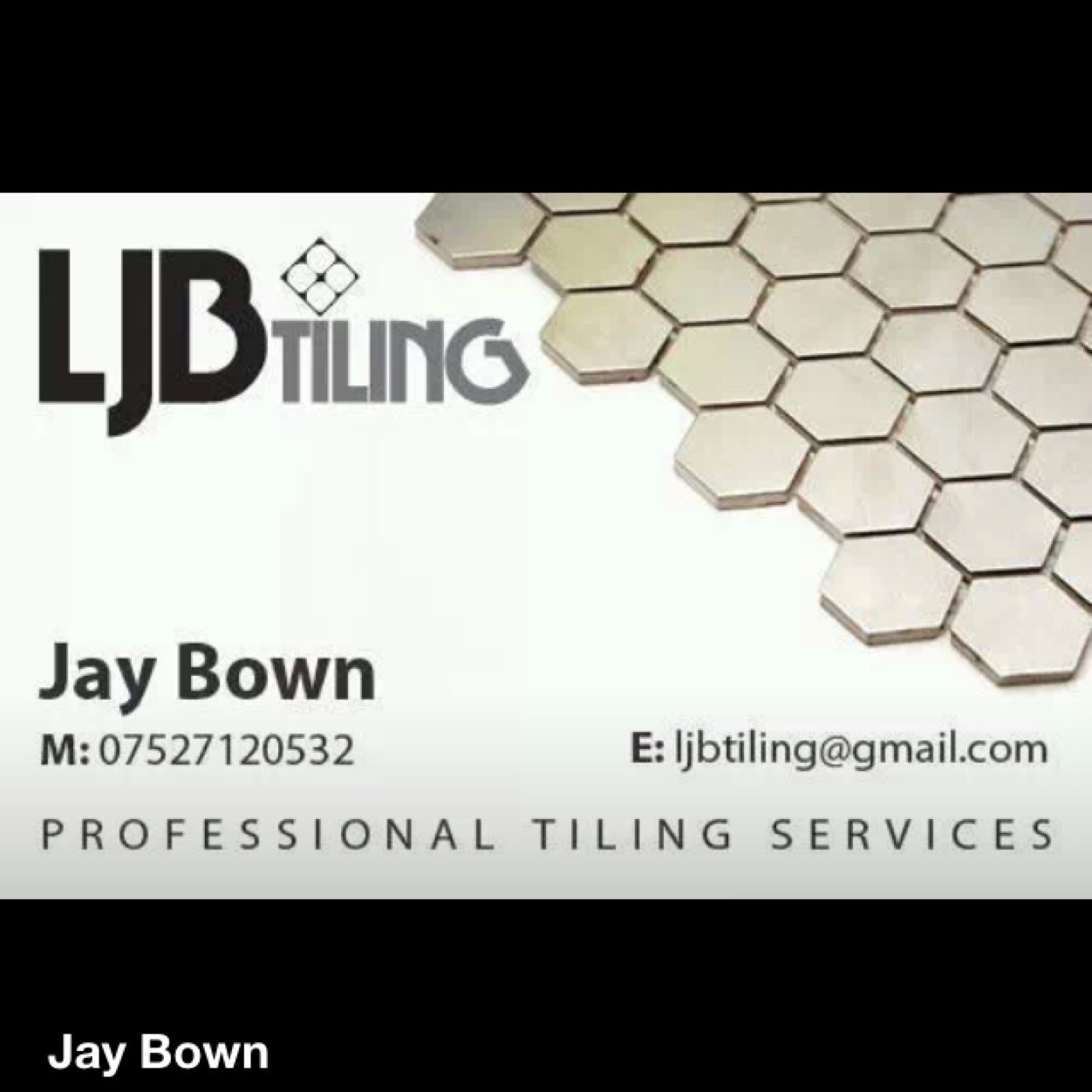 Ljb tiling is a small run buisness based in essex . Covering all commecial and domistic projects , we strive from customer satisfaction.